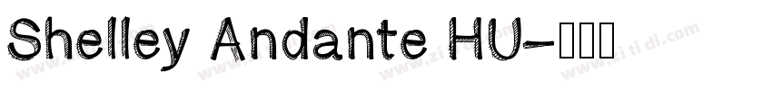 Shelley Andante HU字体转换